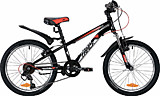 Novatrack 20" POINTER чёрный, сталь, 6-скор, Microshift TS38/Shimano, V-brake