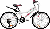 Novatrack 20" ALICE белый, сталь, 6-скор, TY21/TS38/SG-6SI, V-brake WT9