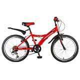 Novatrack 20" RACER красный, сталь, 6-скор, Microshift TS50-6/Shimano, V #117050